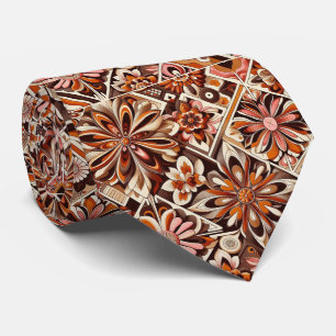Corbata de cuello Hippie Flower Power