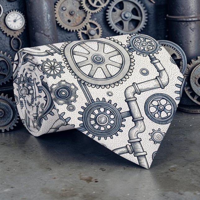 Corbata de cuello industrial personalizada Steampu (Subido por el creador)
