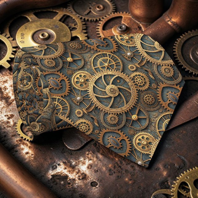 Corbata de cuello industrial personalizada Steampu (Subido por el creador)