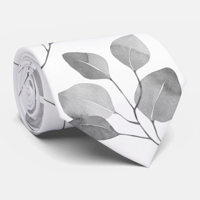Corbata de cuello para boda de eucalipto Dólar de  (Enrollado)