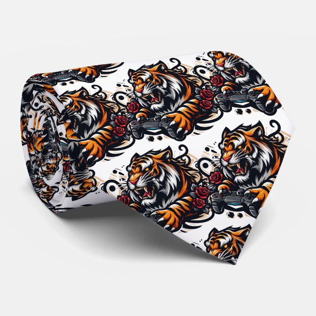 Corbata de cuello para jugadores de tigre de Benga (Enrollado)