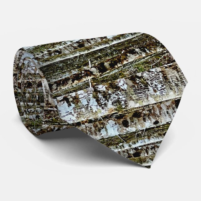 Corbata de cuello/patrón de árbol horizontal (Enrollado)