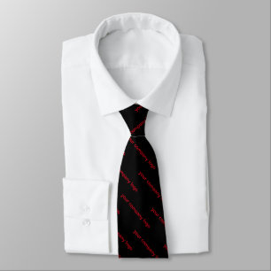 corbata de cuello personalizada con el logotipo de