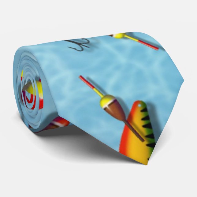 Corbata de cuello - Pescadores y Lures (Enrollado)