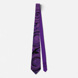 Corbata de cuello púrpura
