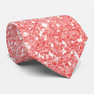 corbata de cuello purpurina