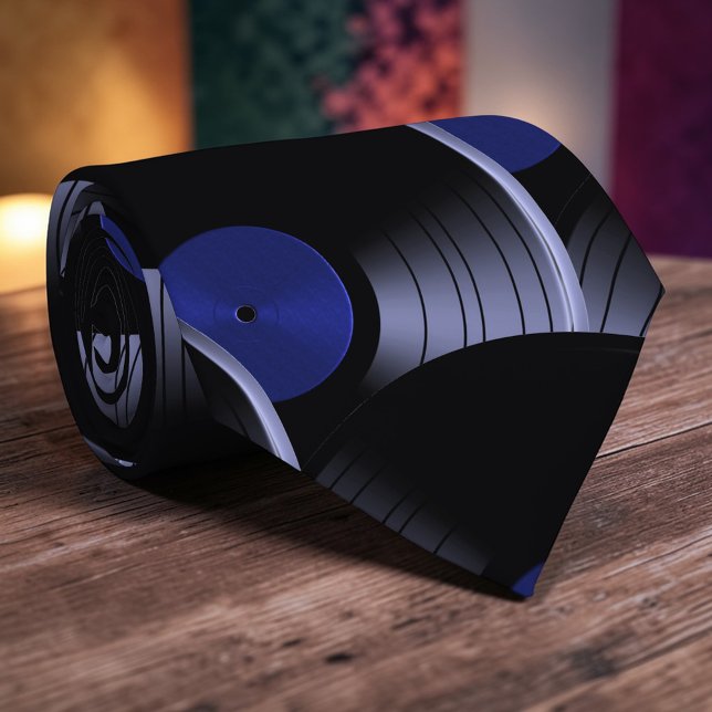 Corbata de cultura popular de discos de vinilo ret (Subido por el creador)