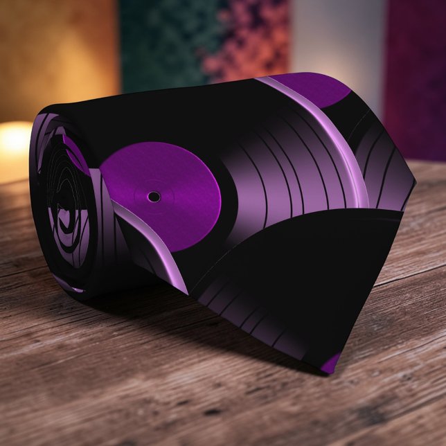 Corbata de cultura popular de discos de vinilo ret (Subido por el creador)