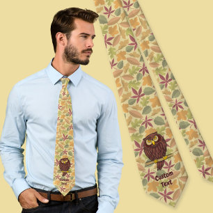 Corbata de dibujos animados de búho