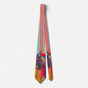 Corbata de diseñador para hombre, corbata multicol