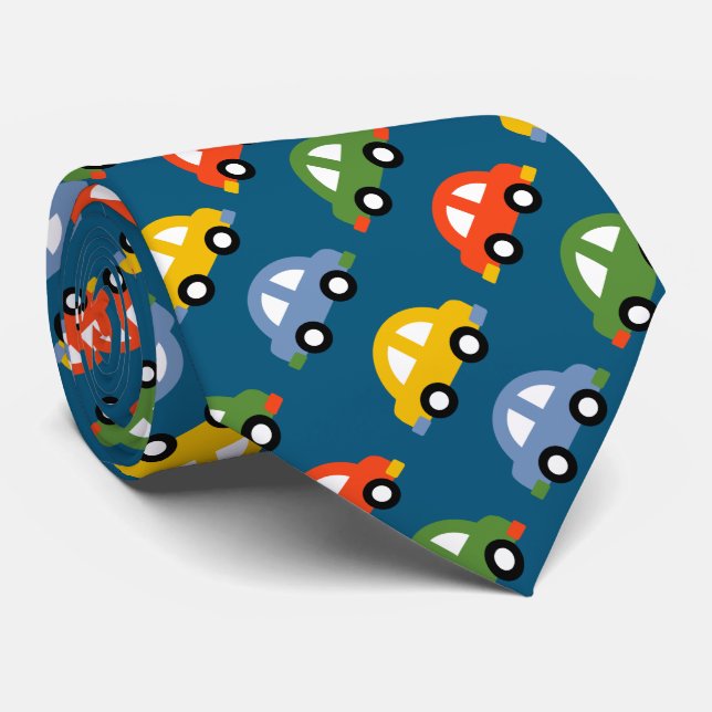 corbata de diseño de coches (Enrollado)