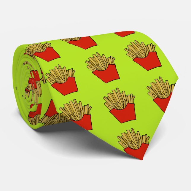 Corbata de diseño de patatas fritas (Enrollado)