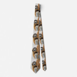 Corbata de diseño de perezoso