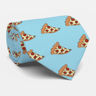 Corbata de diseño de pizza