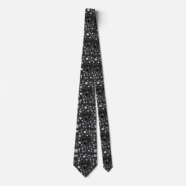 Corbata de Doctor | Corbata de Oficina Médica (Anverso)