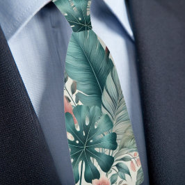 Corbata de esencia tropical ligera