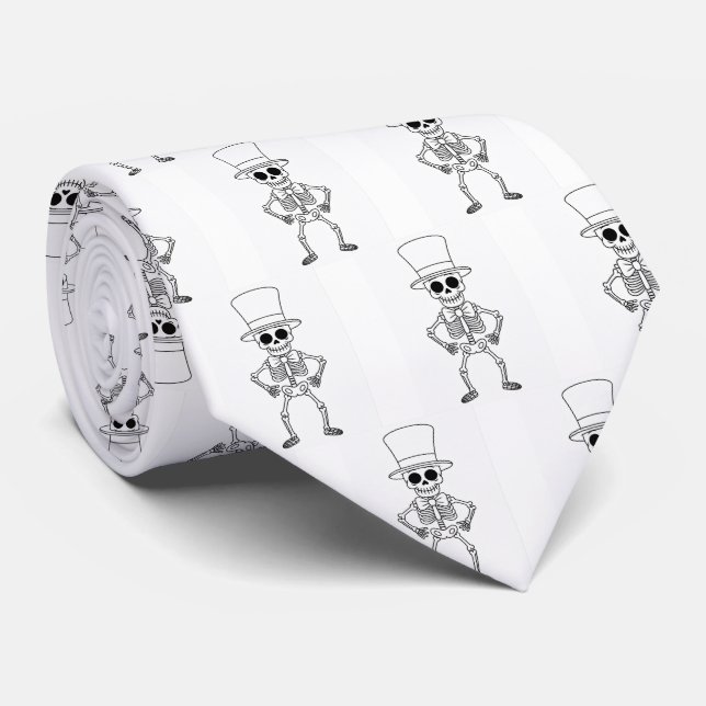 corbata de esqueleto (Enrollado)