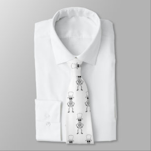 corbata de esqueleto de Halloween,