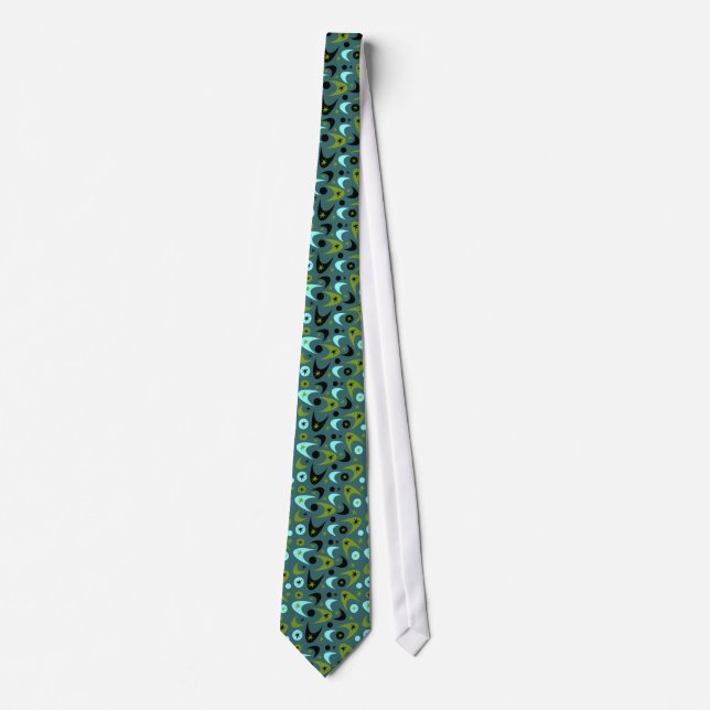 Corbata de Estallidos y Bumeranes Retro (Anverso)