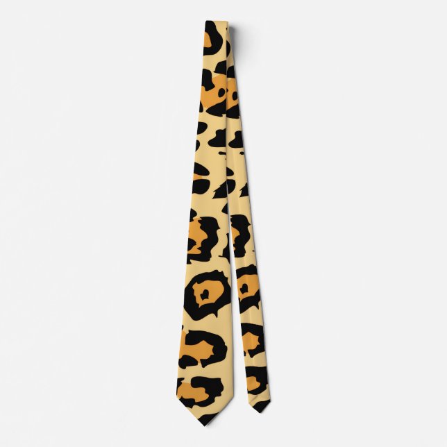 corbata de estampado de jaguar (Anverso)