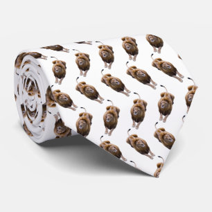 Corbata de estampado doble faz Frenesí de León (el