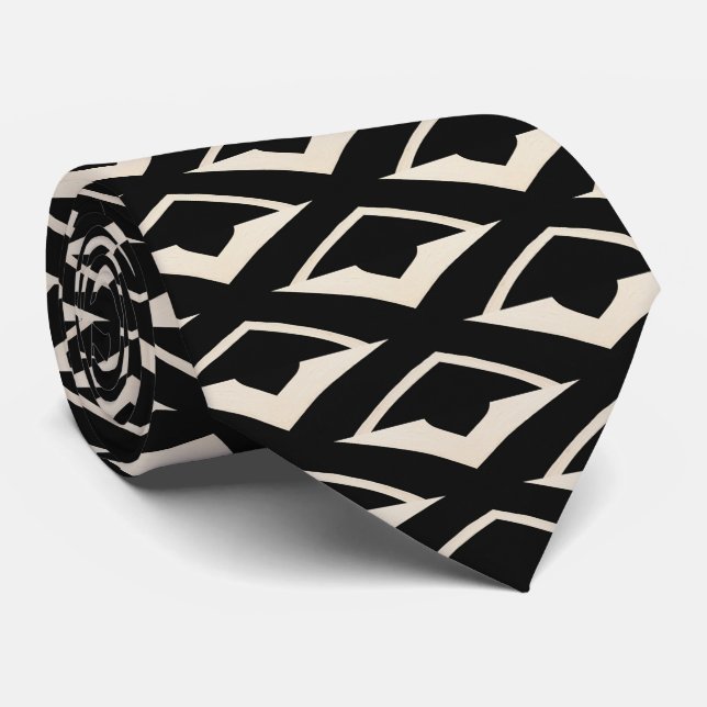 Corbata de estilo masculino moderno rayas (Enrollado)