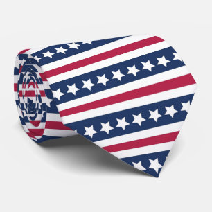 corbata de estrellas y rayas Americana