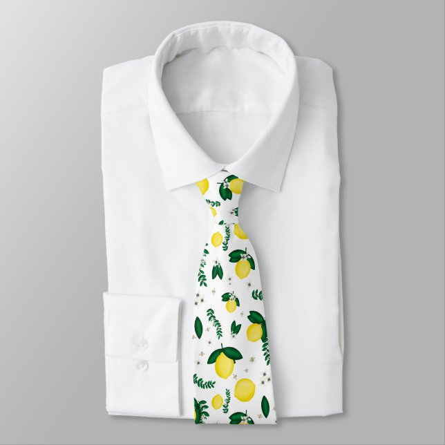 Corbata de explosión de limón (Atado)