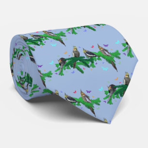 Corbata de fiesta para cacatúa (azul claro)