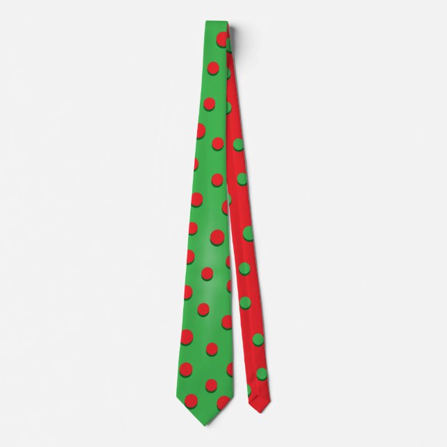 Corbata de fiesta que nunca debe verse roja y verd (Anverso)