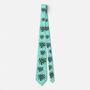 Corbata de física de bumerán retro