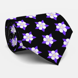 Corbata de Flor de Aquilegia