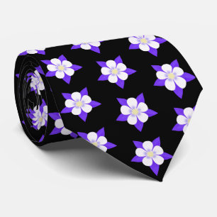 Corbata de Flor de Aquilegia