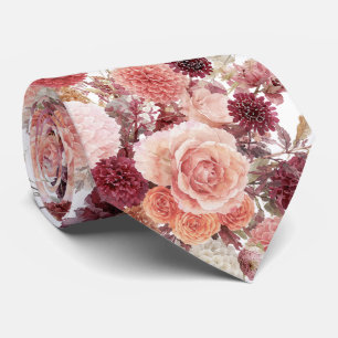 Corbata de flores de otoño