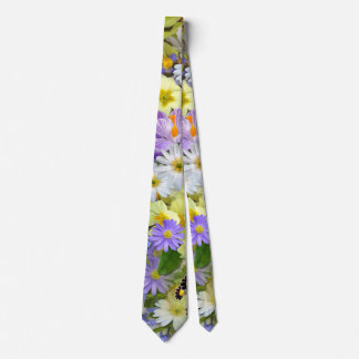 corbata de flores de primavera