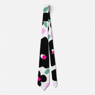 Corbata de flores negras Primavera 2017 por Gemma