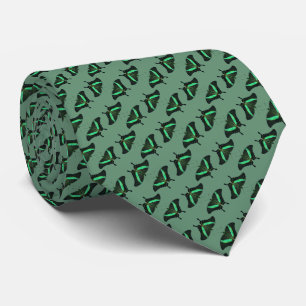 Corbata de frenesí de mariposa cola de golondrina