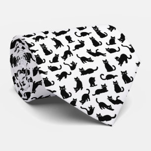 Corbata de gato negro