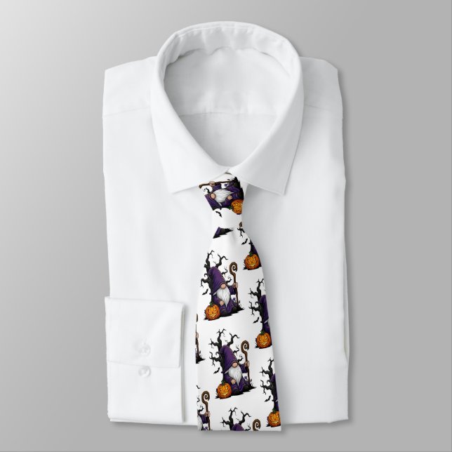 Corbata de Gnome de Halloween (Atado)