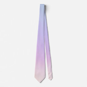 Corbata de gradiente de lavanda a rosa suave pasta