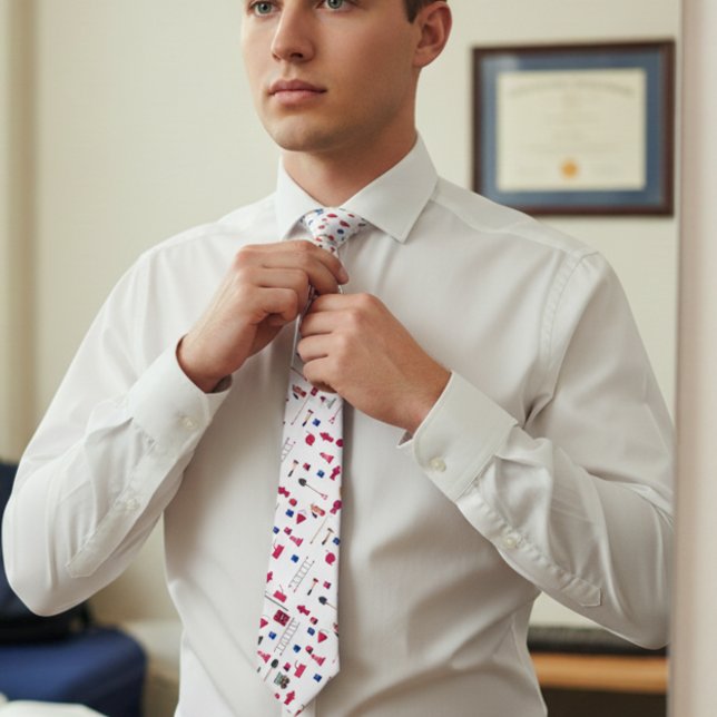 Corbata de graduación para bomberos (Subido por el creador)