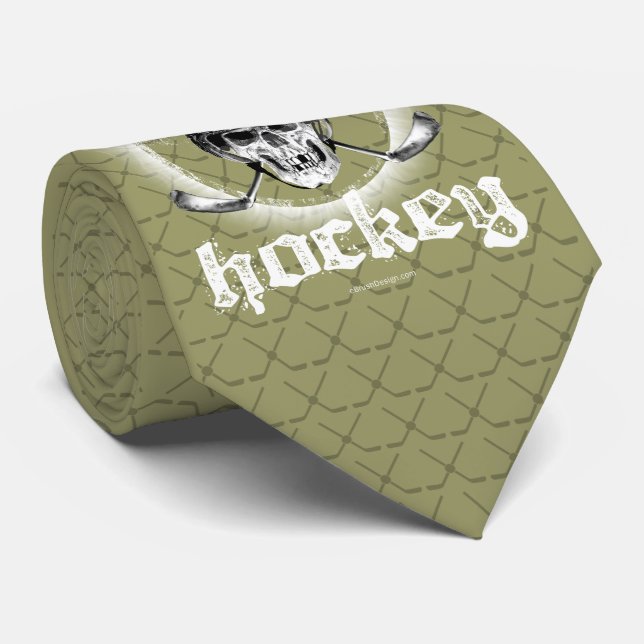 Corbata de hockey sobre caramelo (luz) (Enrollado)