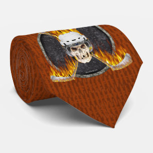 Corbata de hockey sobre hielo (oscuro)