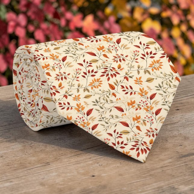 Corbata de hojas de otoño (Subido por el creador)