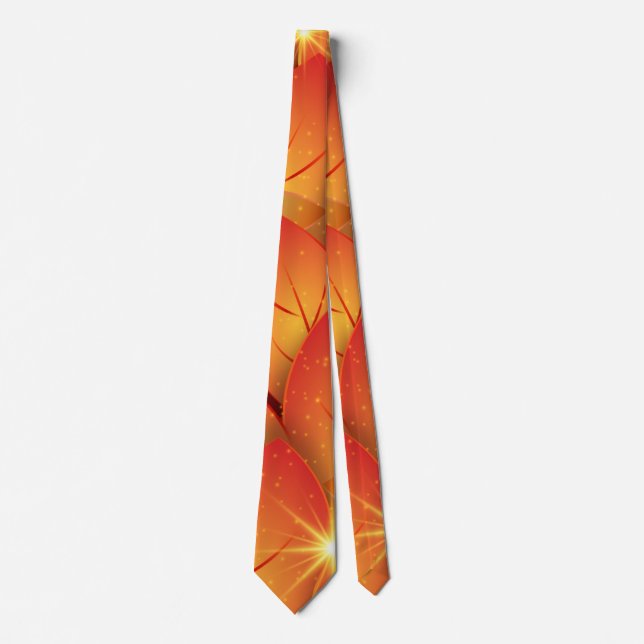 corbata de hojas de otoño (Anverso)