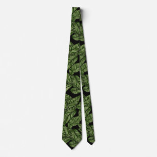corbata de hojas de selva