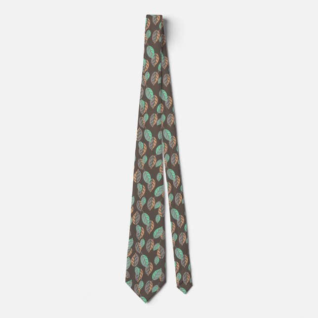 corbata de hojas del bosque (Anverso)