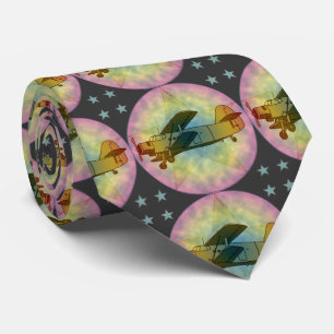Corbata de hombre Airplane Old Beauty