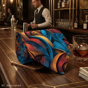 Corbata de hombre Art Déco del Renacimiento de Har