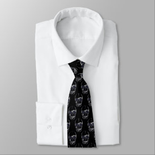 Corbata de hombre - Calaveras de Halloween